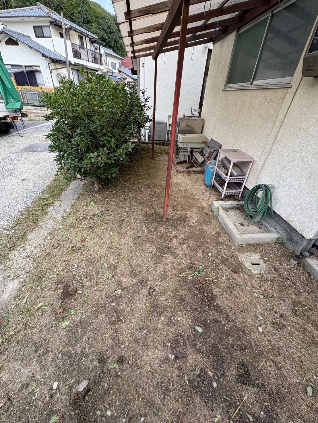 熊野町 表側の草刈り後