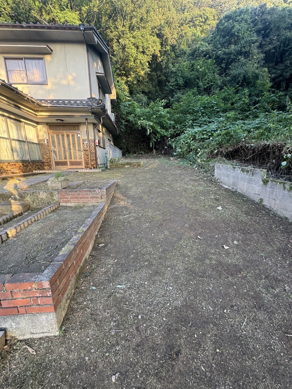福山市神辺町川北 前庭の面整備（After）