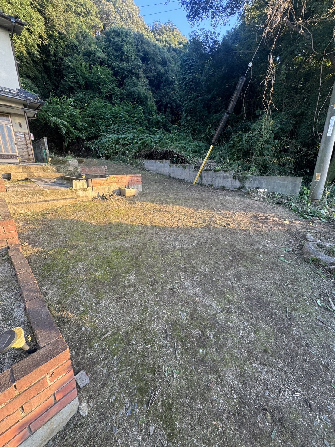 福山市神辺町川北 斜面側の見通し改善（After）