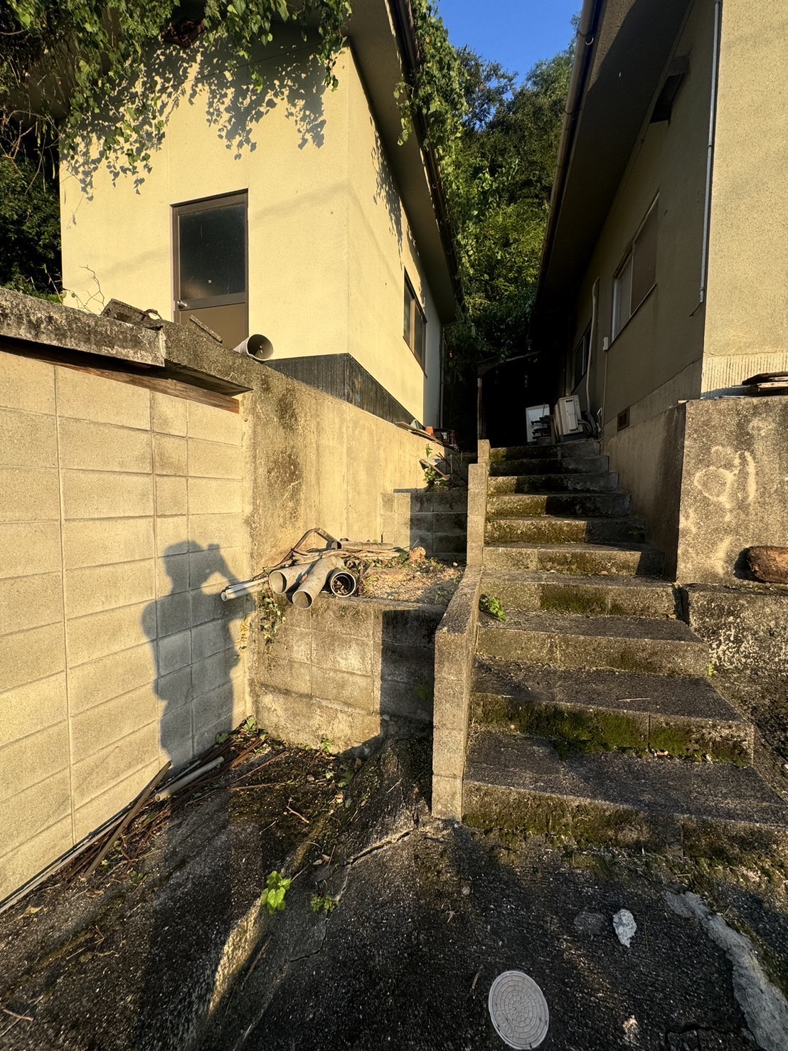 福山市神辺町川北 階段まわりの整備（After）